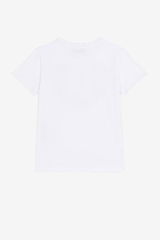 JU T-shirt fleuri à logo imprimé JU T-shirt fleuri à logo imprimé Blanc QJT658-JV025