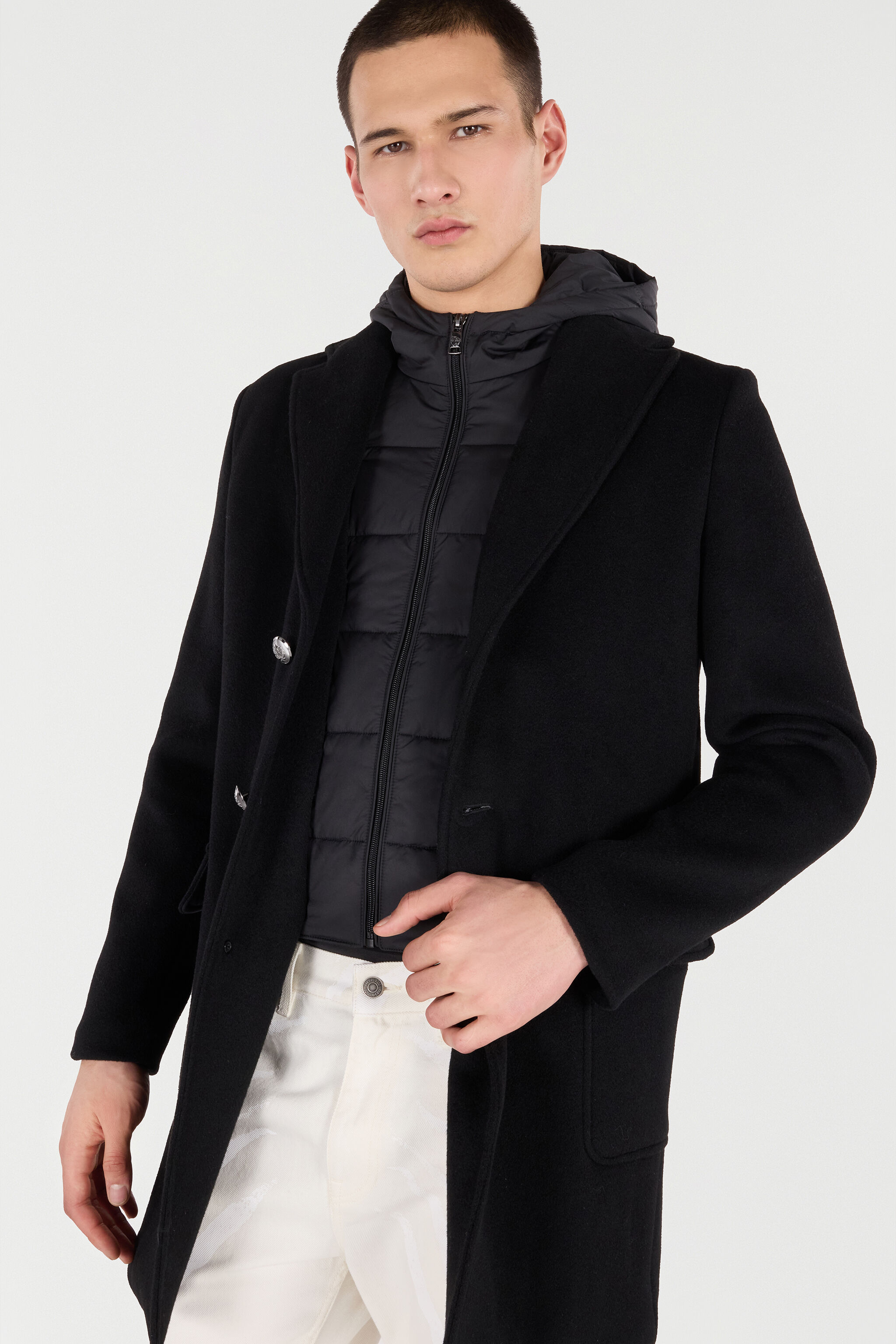 RC Cappotto Con Inserto Imbottito BLACK OOT50D-WH016