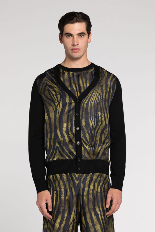 RC Freedom-Print Cardigan GREEN RRM604-MW001