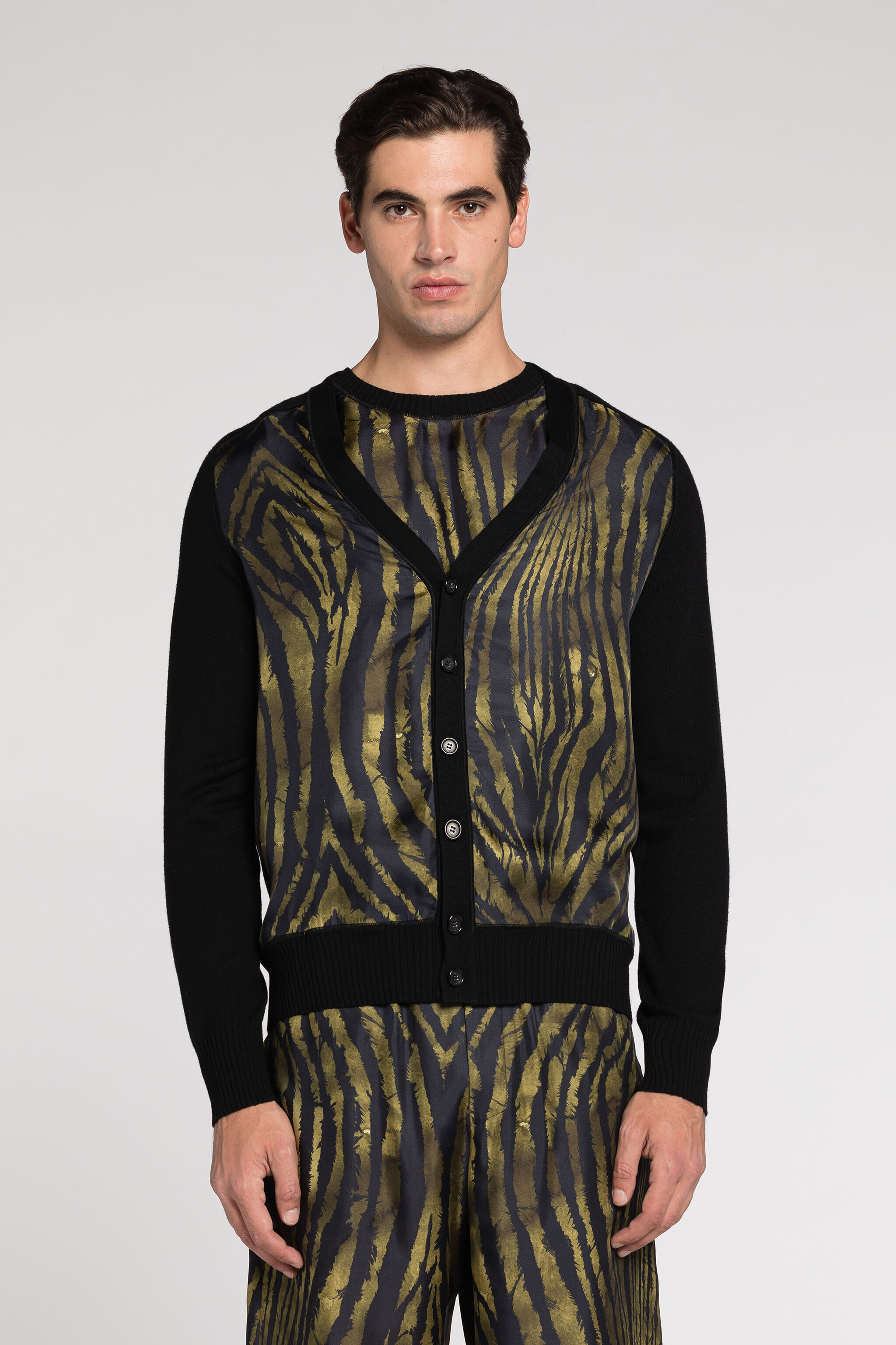 RC Freedom-Print Cardigan GREEN RRM604-MW001