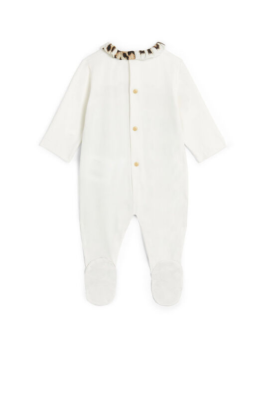 JU Jaguar-Print Romper Set JU Jaguar-Print Romper Set BEIGE/WHITE/BLACK MJT804-JMQ64