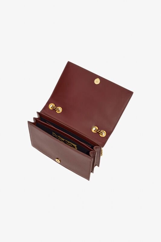 RC Shoulder bag with Monogram Mirror Snake Brown SKB120-PZ172