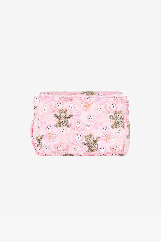JU Wickeltaschen-Set mit Teddy-Print Rosa RJT816-5RG79