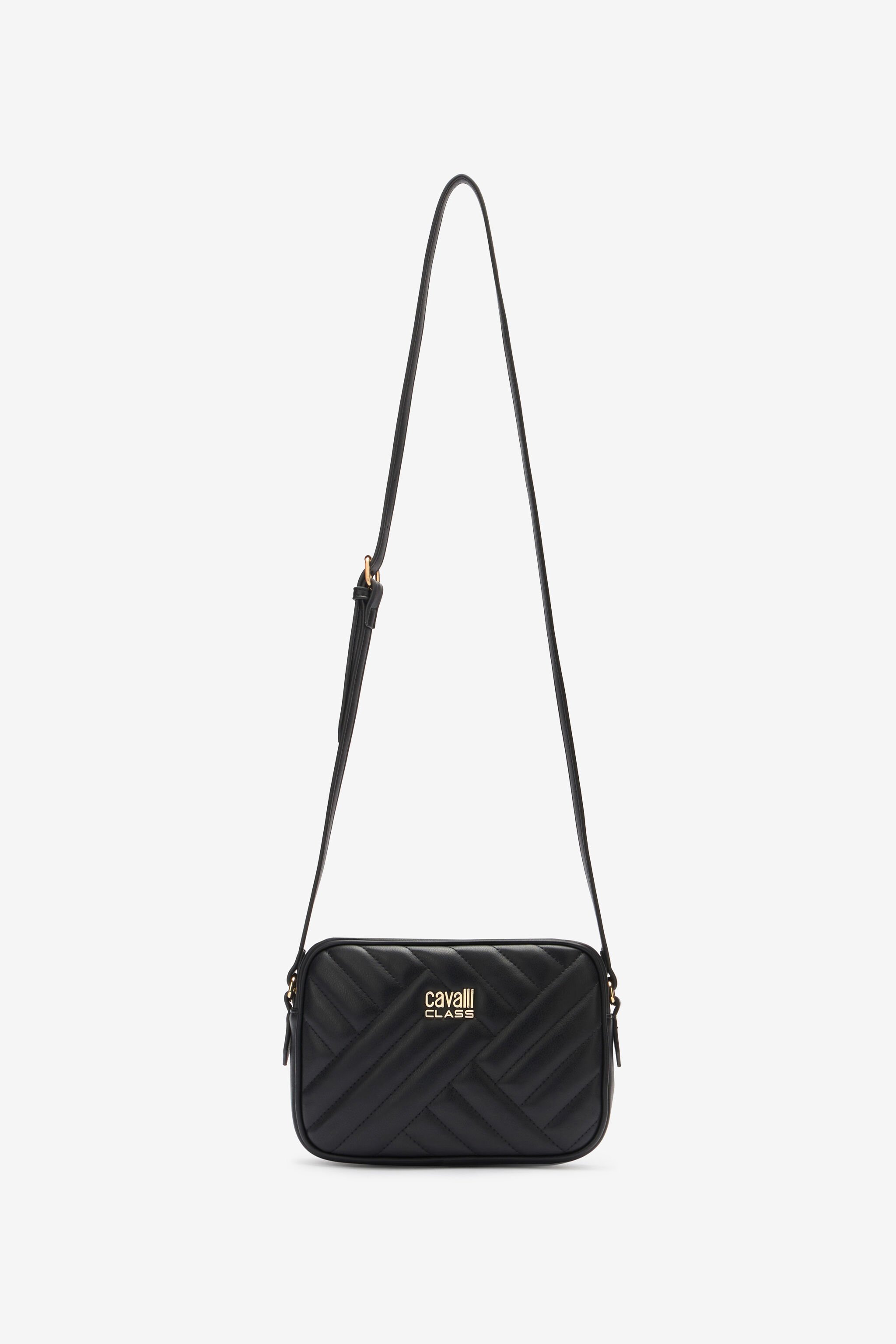 CL Bolso Con Bandolera De Cadena Cavalli Class Negro SXB00E-AB076