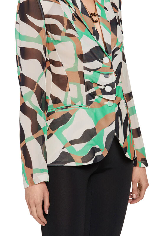 RC Blazer con stampa Tiger Twiga GREEN AGATE/BLACK IWT407-GFR38