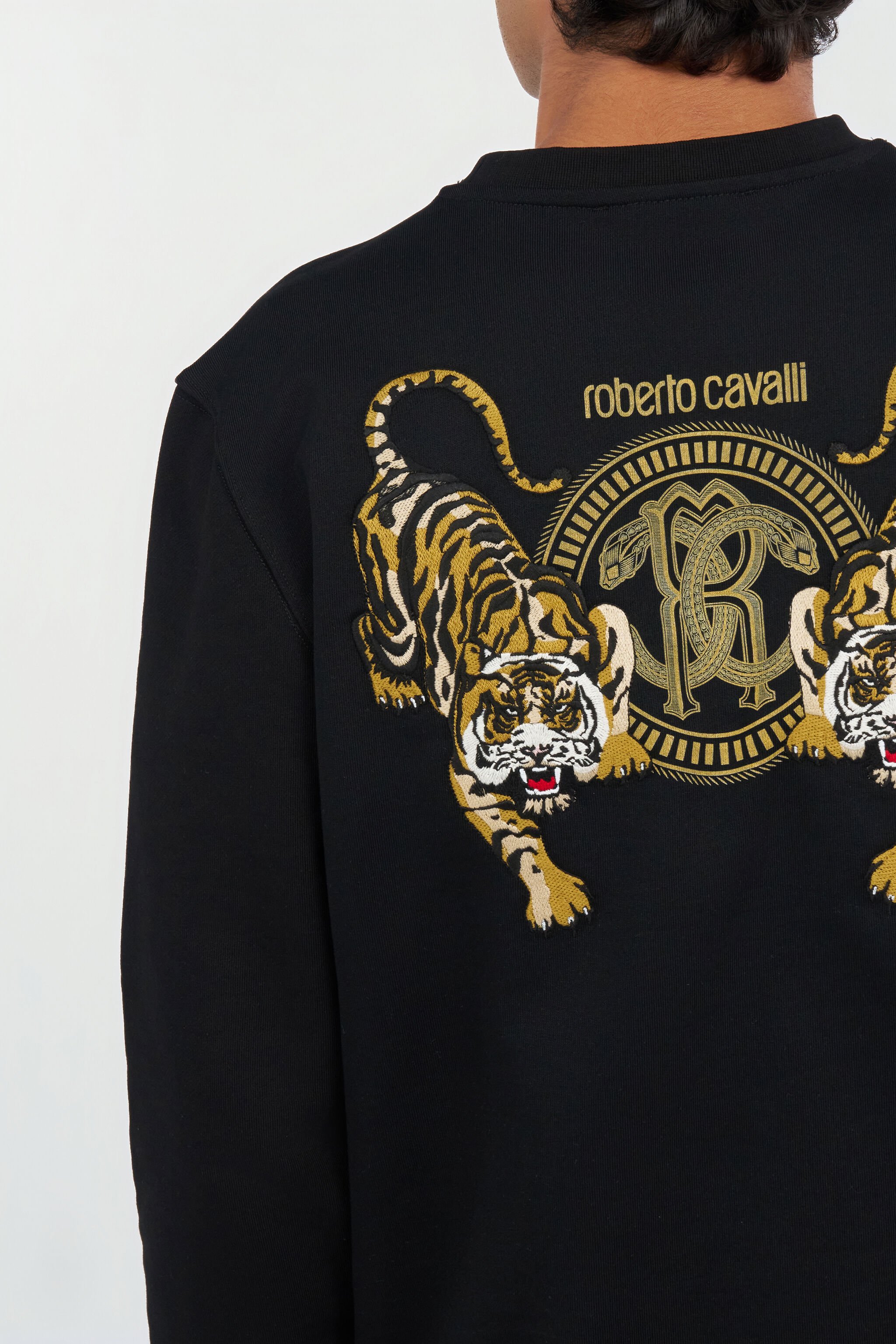 RC Sweat-shirt Noir à Logo BLACK QOT66C-CFU50