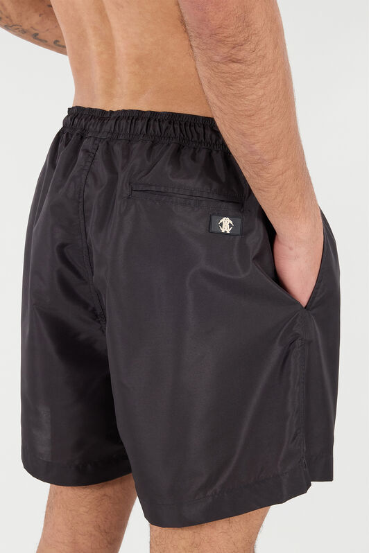 RC Badeshorts Mit Monogramm Und Fang Schwarz URH00R-SB082