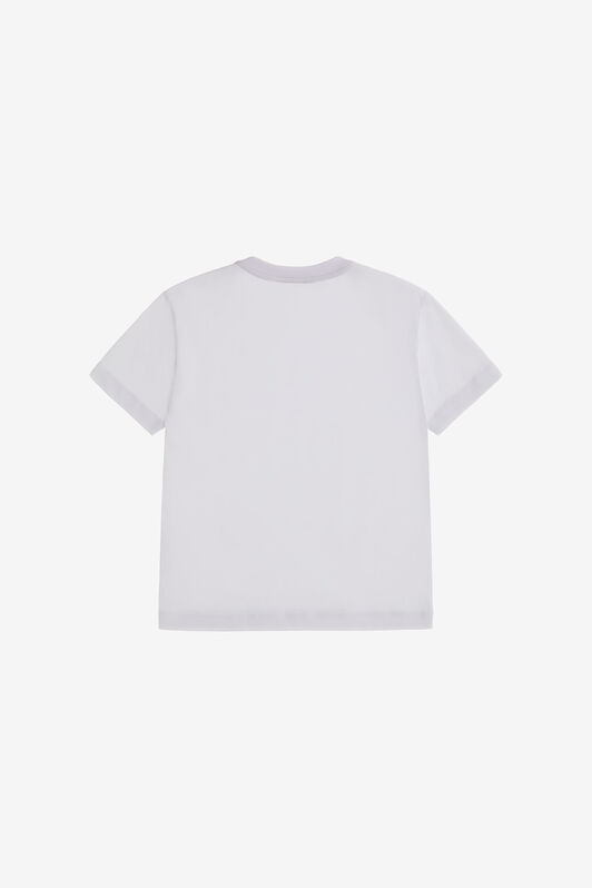 JU T-shirt with Monogram RC White SJT640-JD001