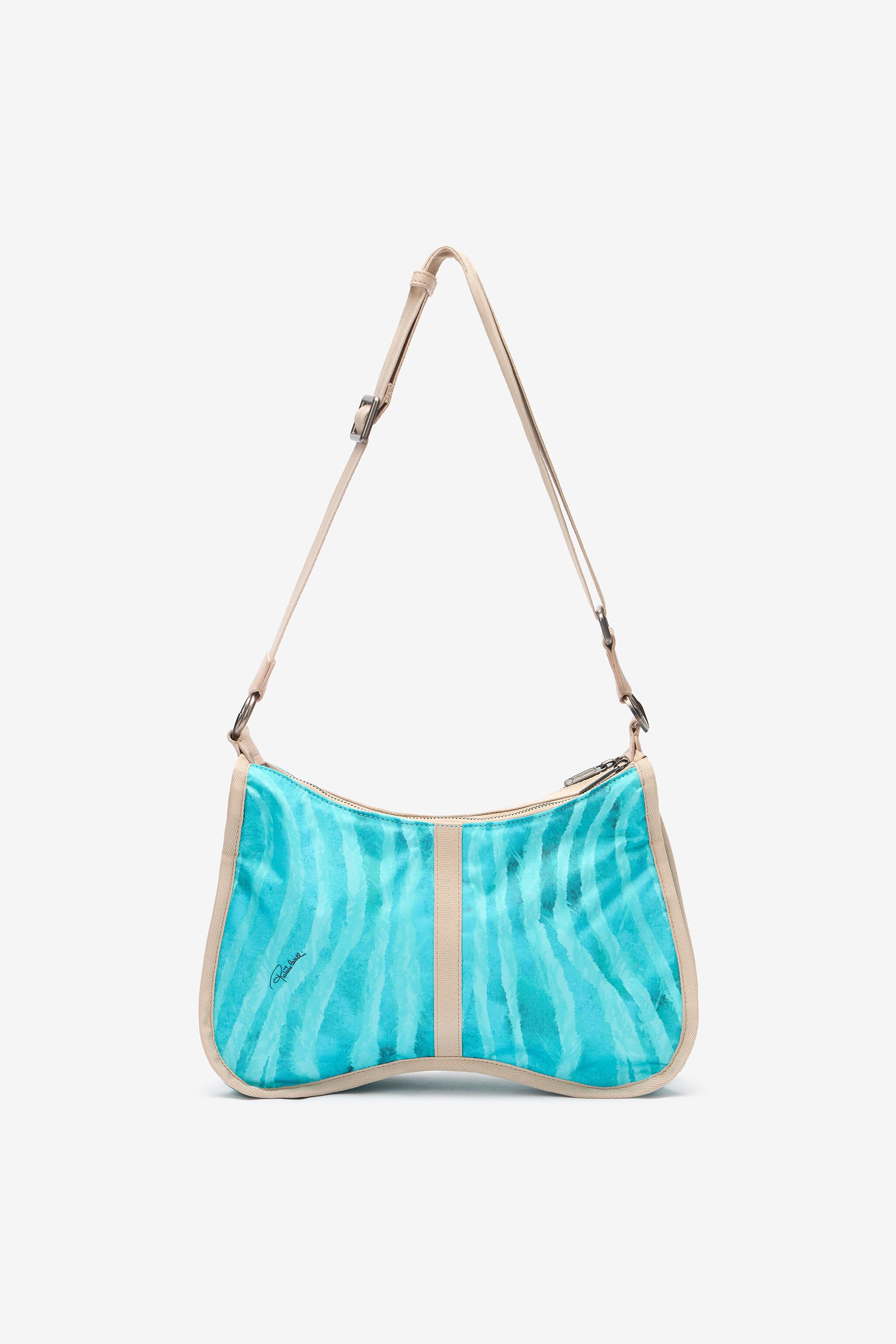 RC Tasche Torino Mit Print Hellblau ULL005-IL017