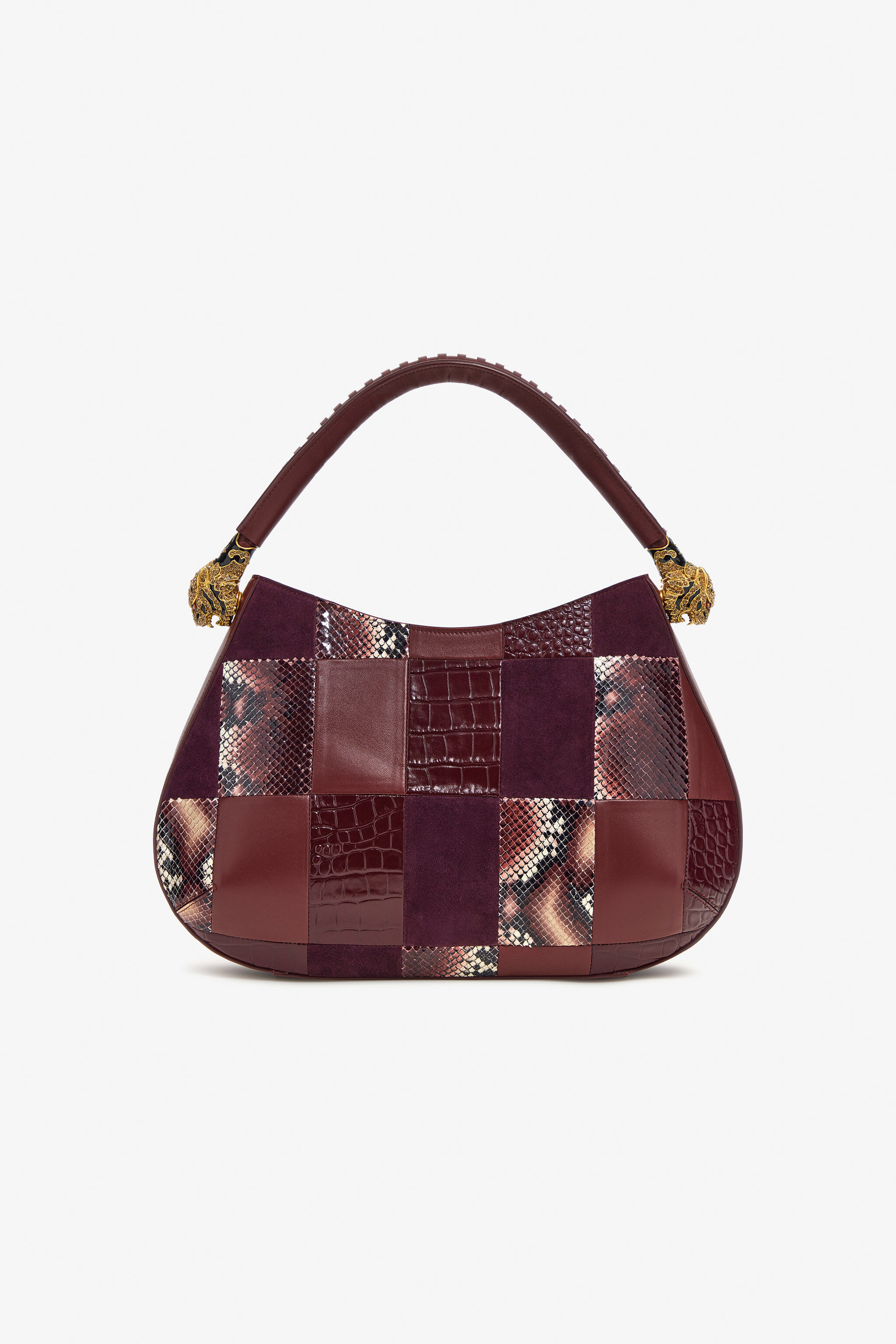 RC Patchwork Shoulder Bag Purple TKB022-PZP01