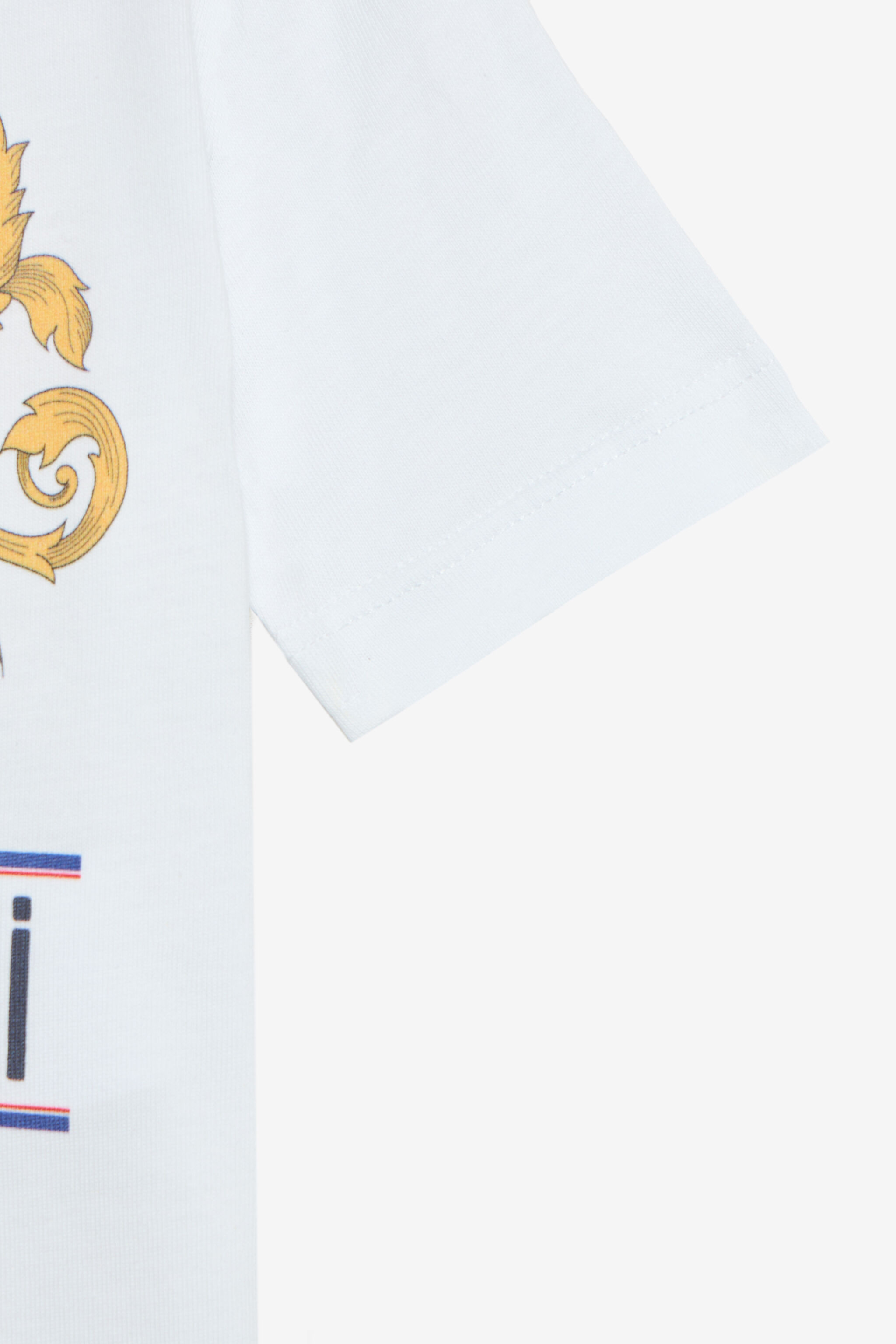 JU Optical White T-Shirt with Logo Print OPTICAL WHITE VJT611-JD001
