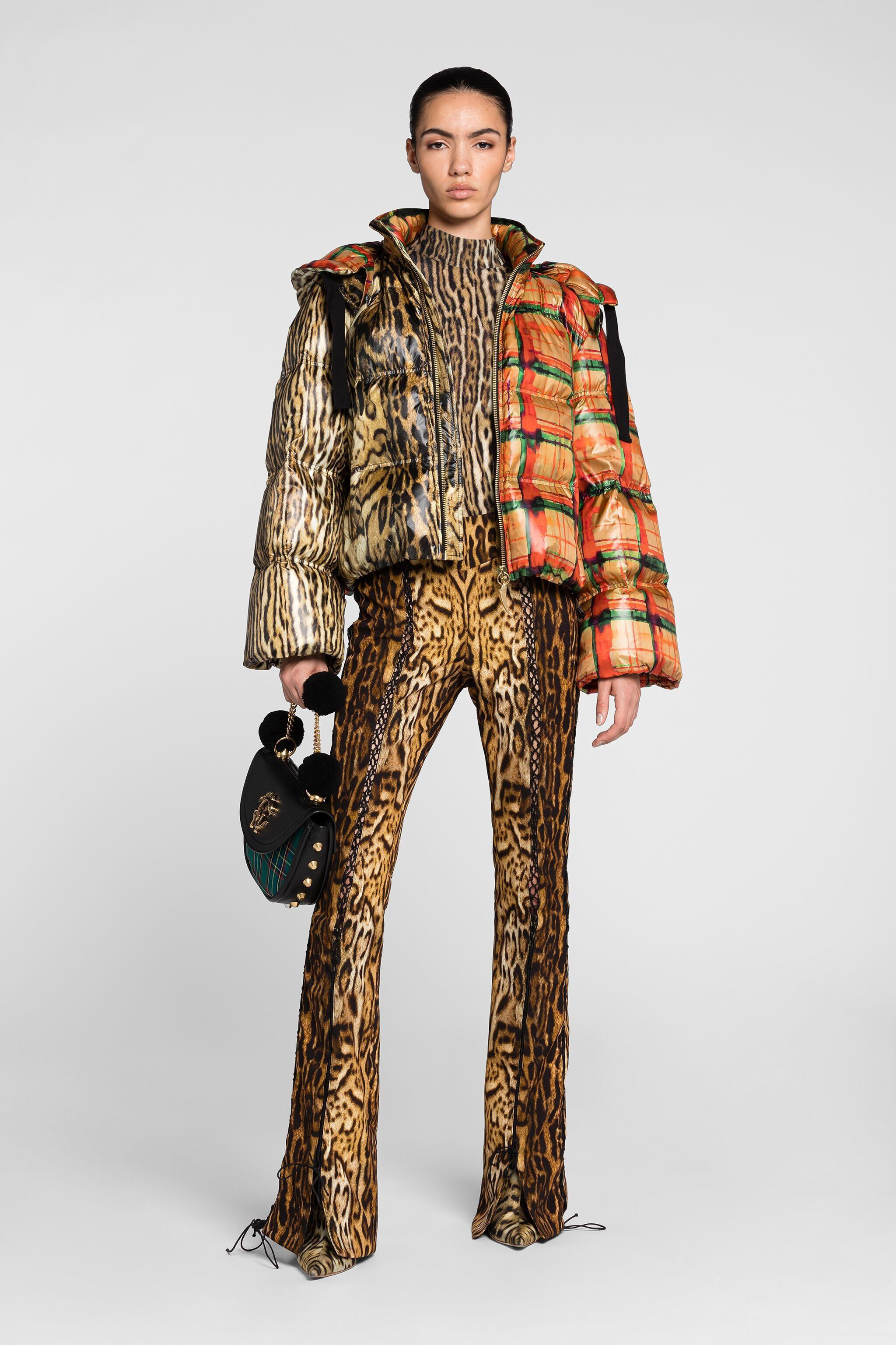 RC Ocelot And Tartan-Print Padded Jacket MULTICOLOR PKT800-9JE39