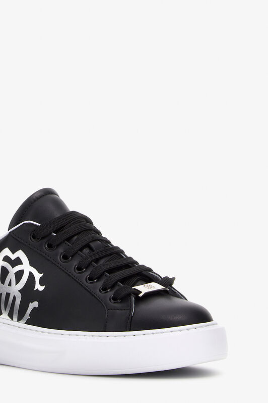 RC Sneakers with Monogram Mirror Snake Black NOS00C-PNO01