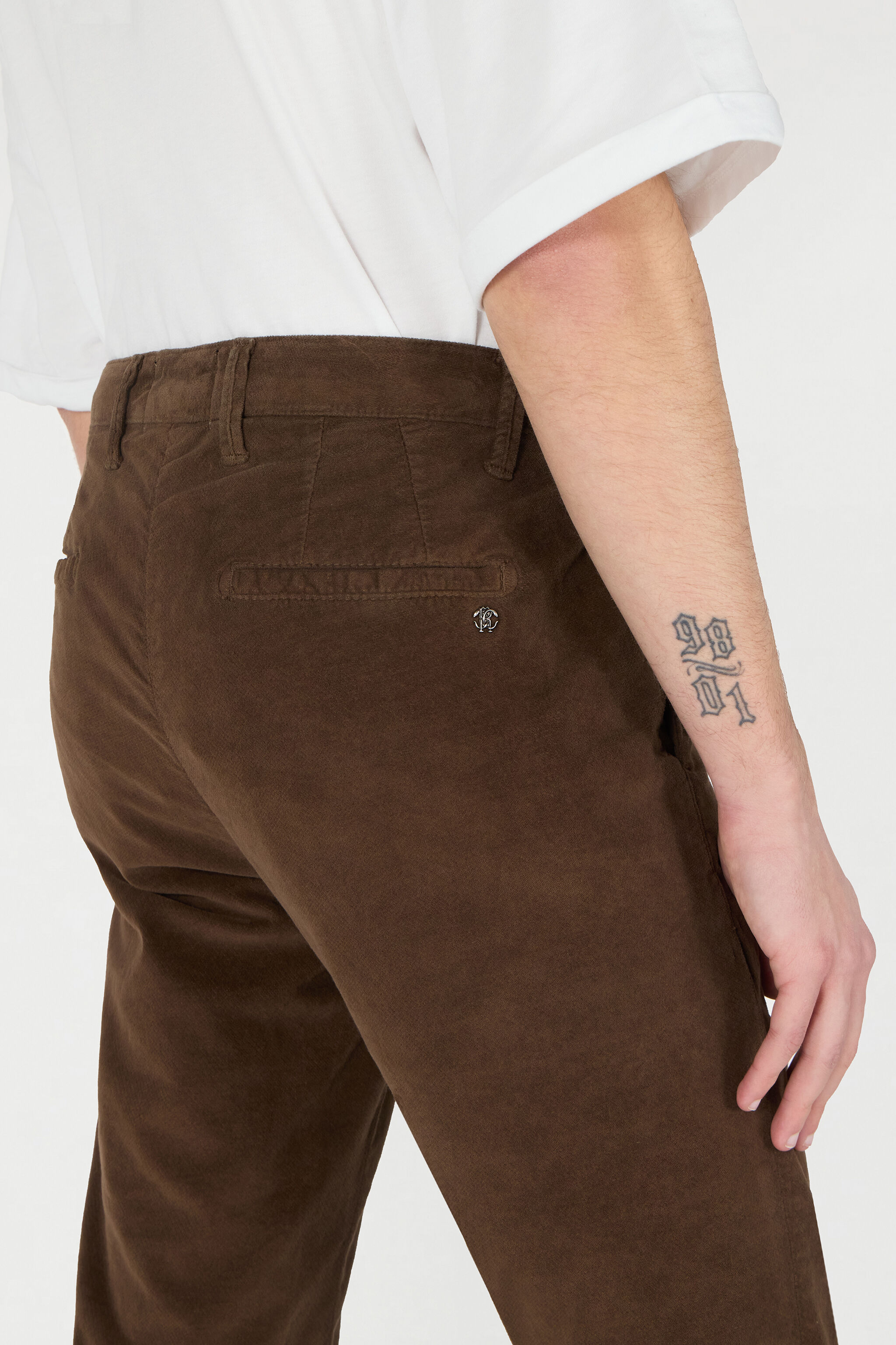 RC Straight-Leg Pants BROWN POT20B-VL002