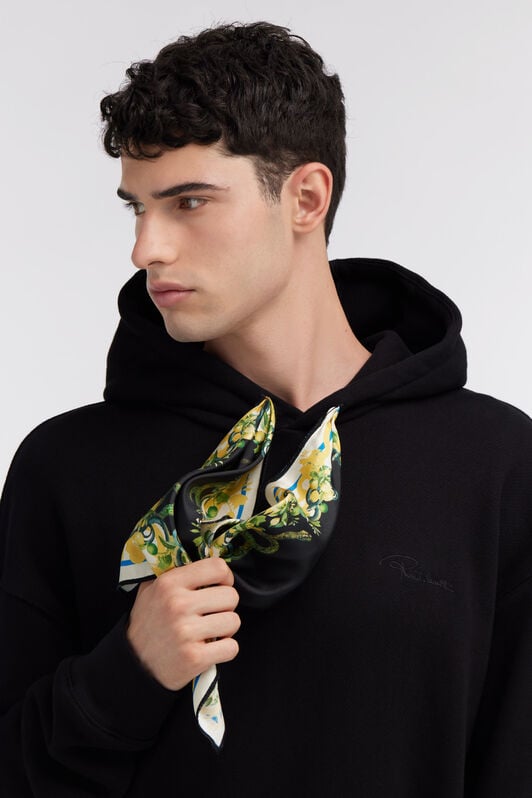 RC Sweatshirt with laces and Lemon Snake print details Black SRT69B-CF050