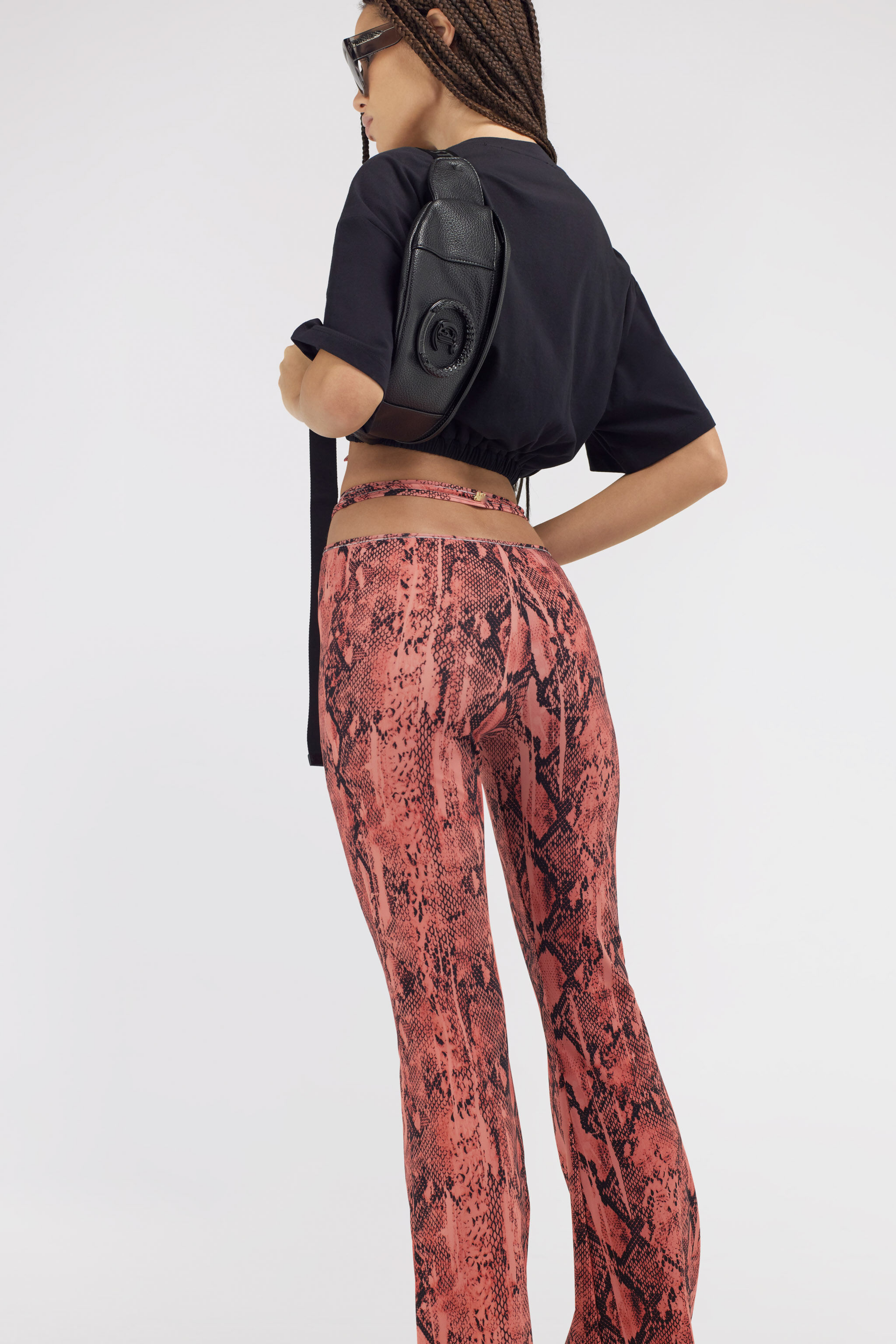 JC Just Cavalli trousers Fuchsia SFT023-SF862