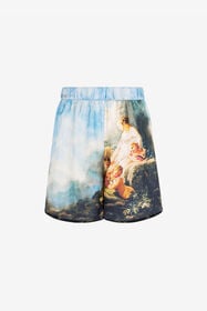 ${brand} Shorts in seta con stampa ${colorDescription} ${masterID}