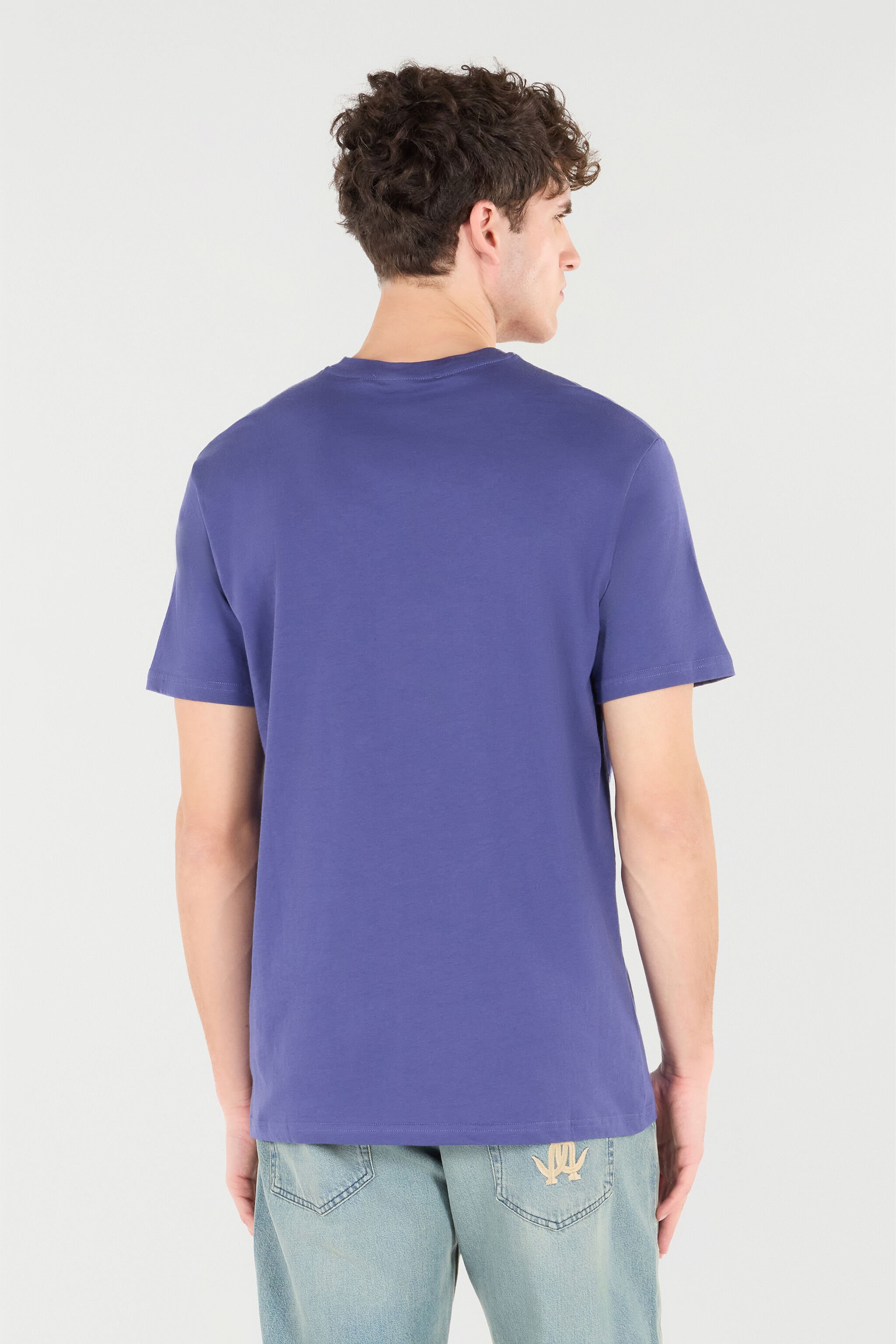 RC T-Shirt Con Fulmine E Giaguaro Navy POT60B-JD060