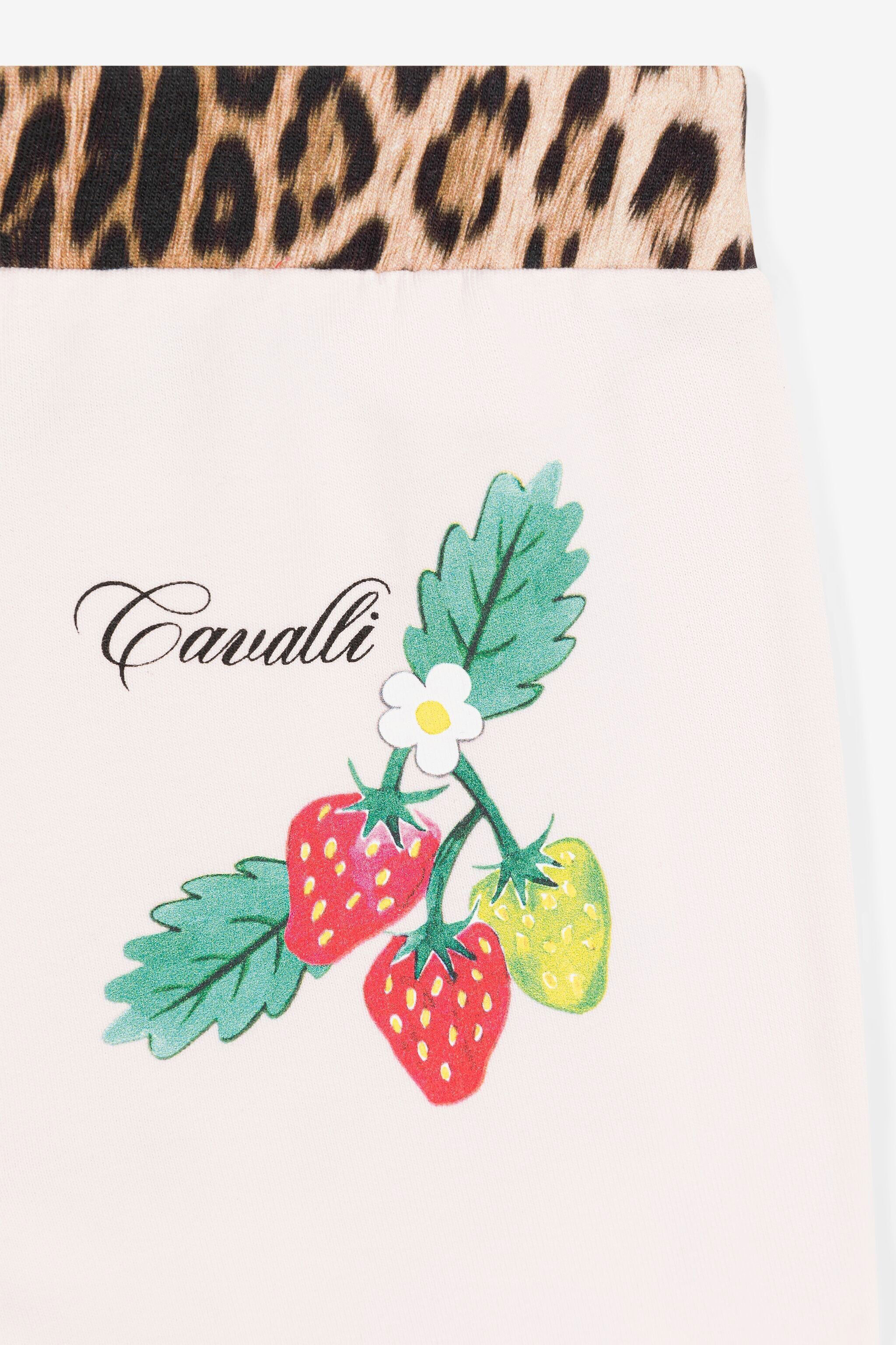 JU Butterfly And Strawberry-Print Sweatpants Pink QJT211-CF050