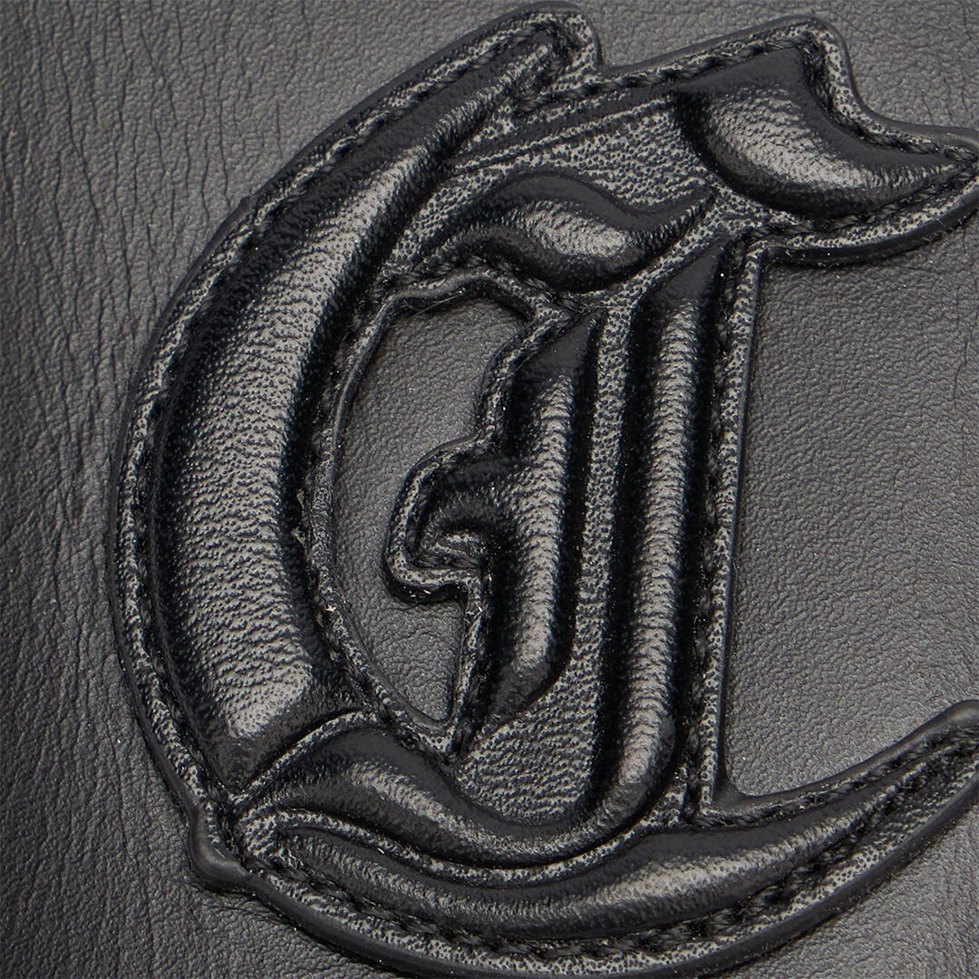 JC Sliders With JC Monogram Black UFS071-UF393