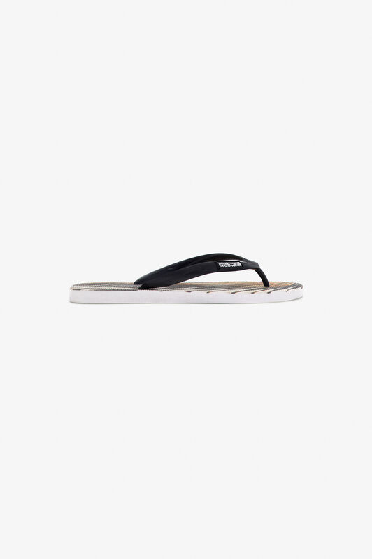 RC Ray of Gold Print Rubber Flip-Flops Gold SRS062-ABL63