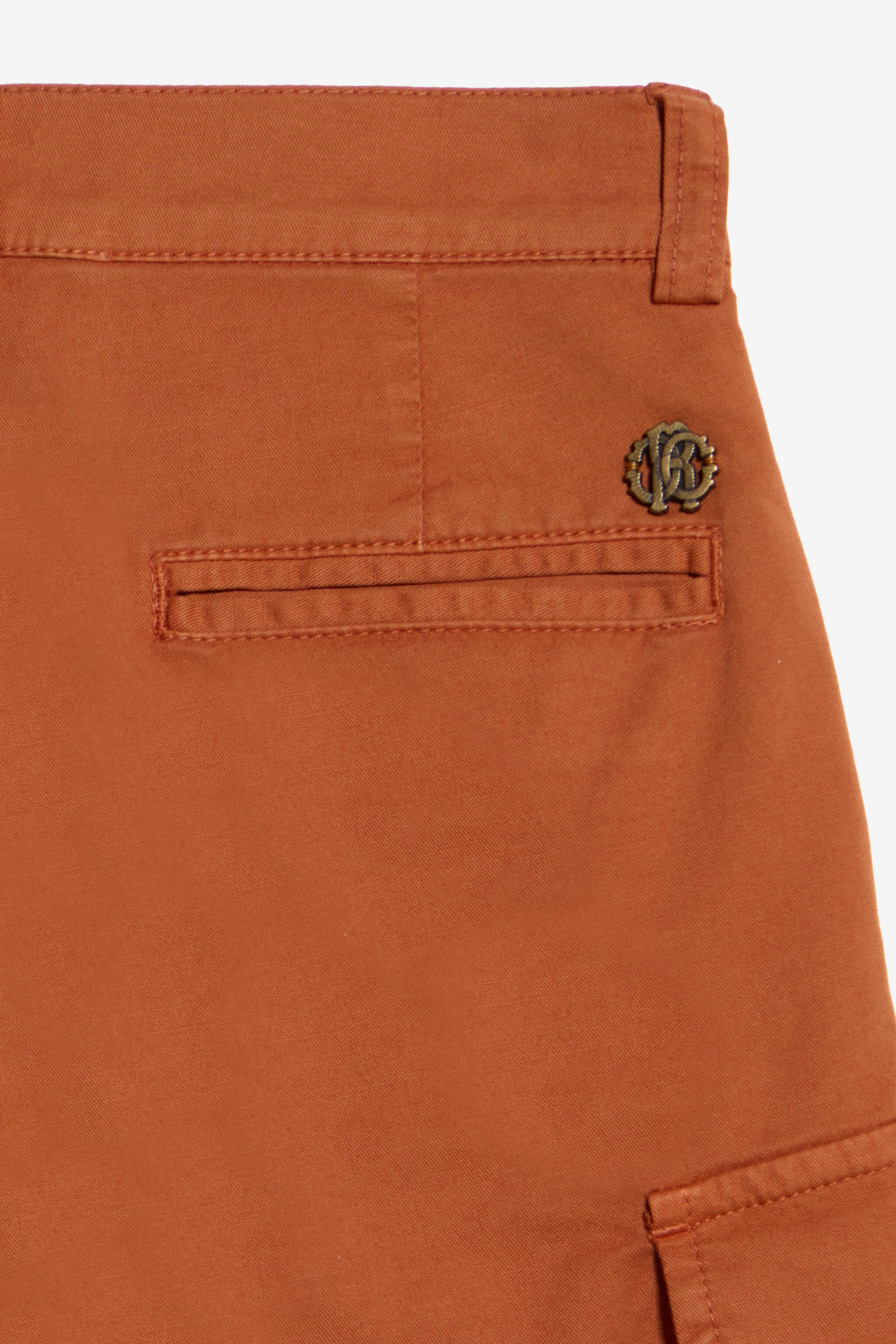 JU Rust Cotton Bermuda Shorts JU Rust Cotton Bermuda Shorts RUST WJT22H-CE035