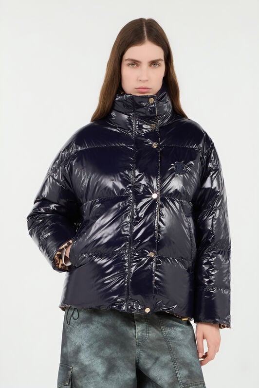 RC Reversible Marble Print Down Jacket RC Reversible Marble Print Down Jacket BLUE ROT80B-FY035