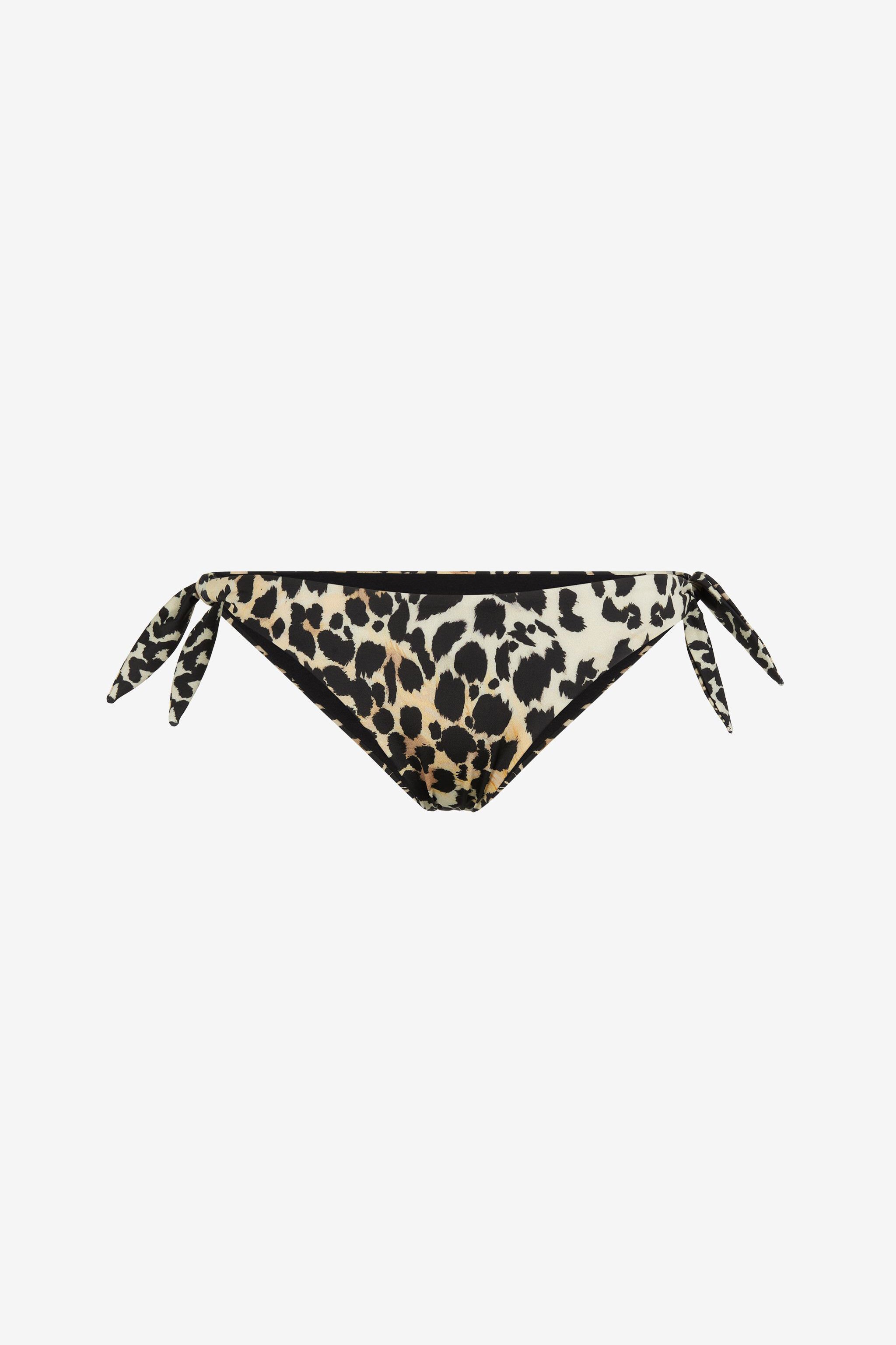 UG Queen Of Sicily-Print Bikini Briefs NERO/MARRONE/BEIGE NYW04C-HVB78