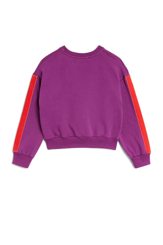 JU Tiger print logo sweatshirt JU Tiger print logo sweatshirt VIOLET JJT904-CF027