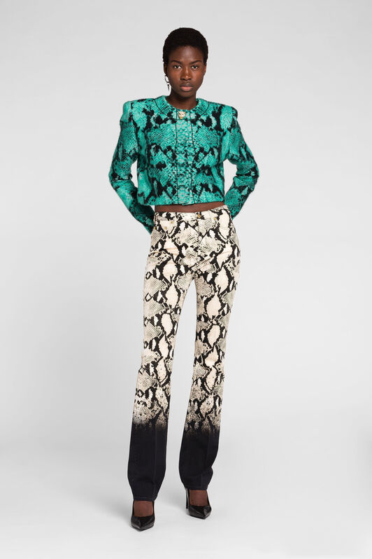 RC Python-Print Straight-Leg Jeans RC Python-Print Straight-Leg Jeans Light brown PKJ218-DAE79