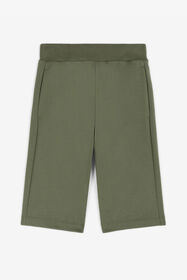 JU Hose mit Logo-Print Dunkelgrün RJT224-CF050