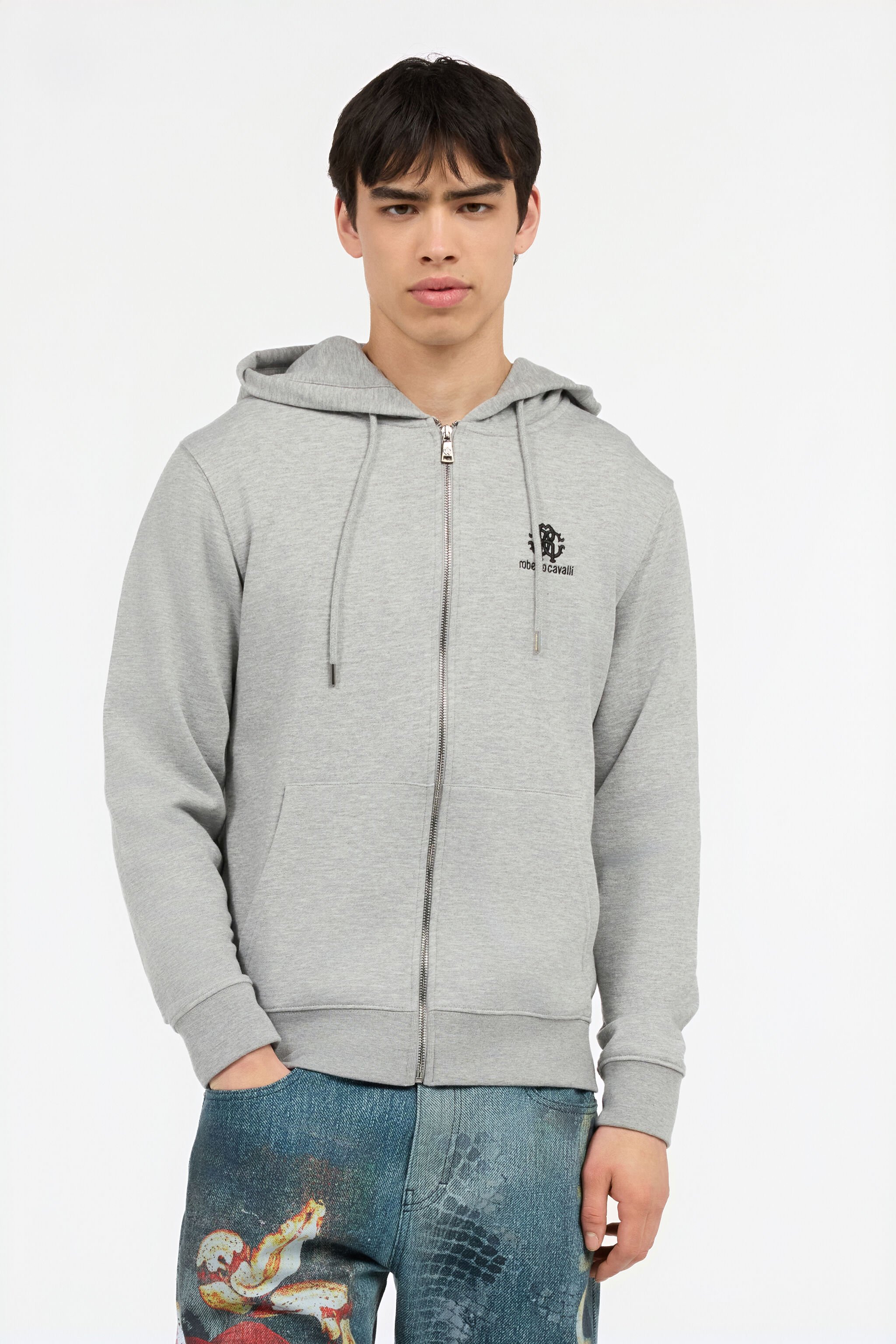 RC Grey Hoodie with Zip GREY POT69A-CF052