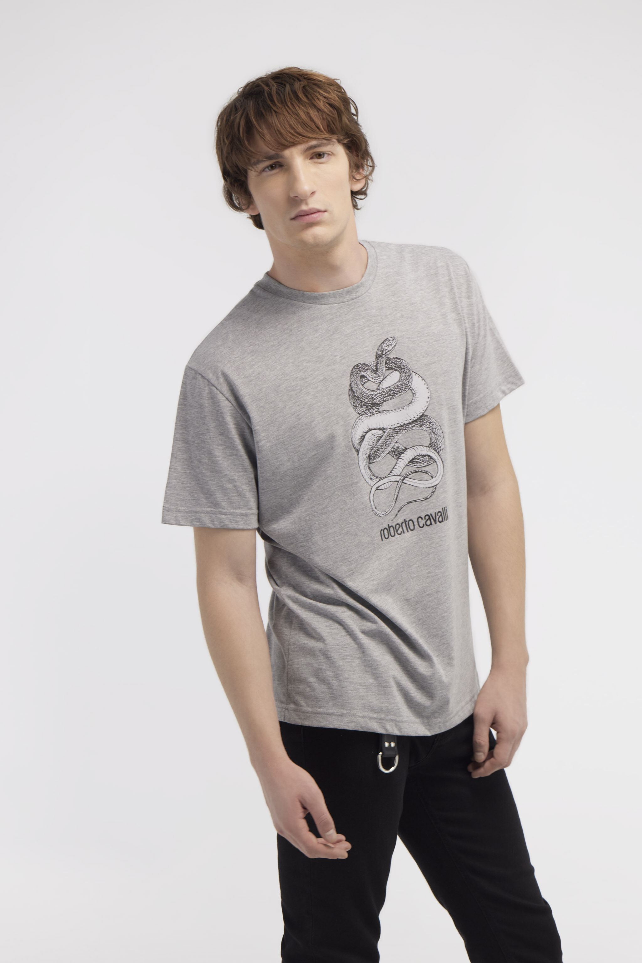 RC T-shirt with Snake print Gray NOT60S-JD016