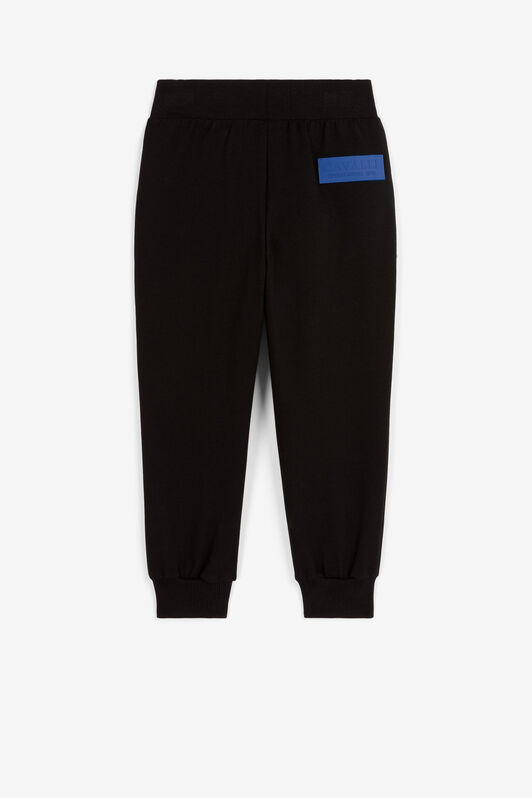 JU Logo-Appliqué Sweatpants Black PJT285-CF050