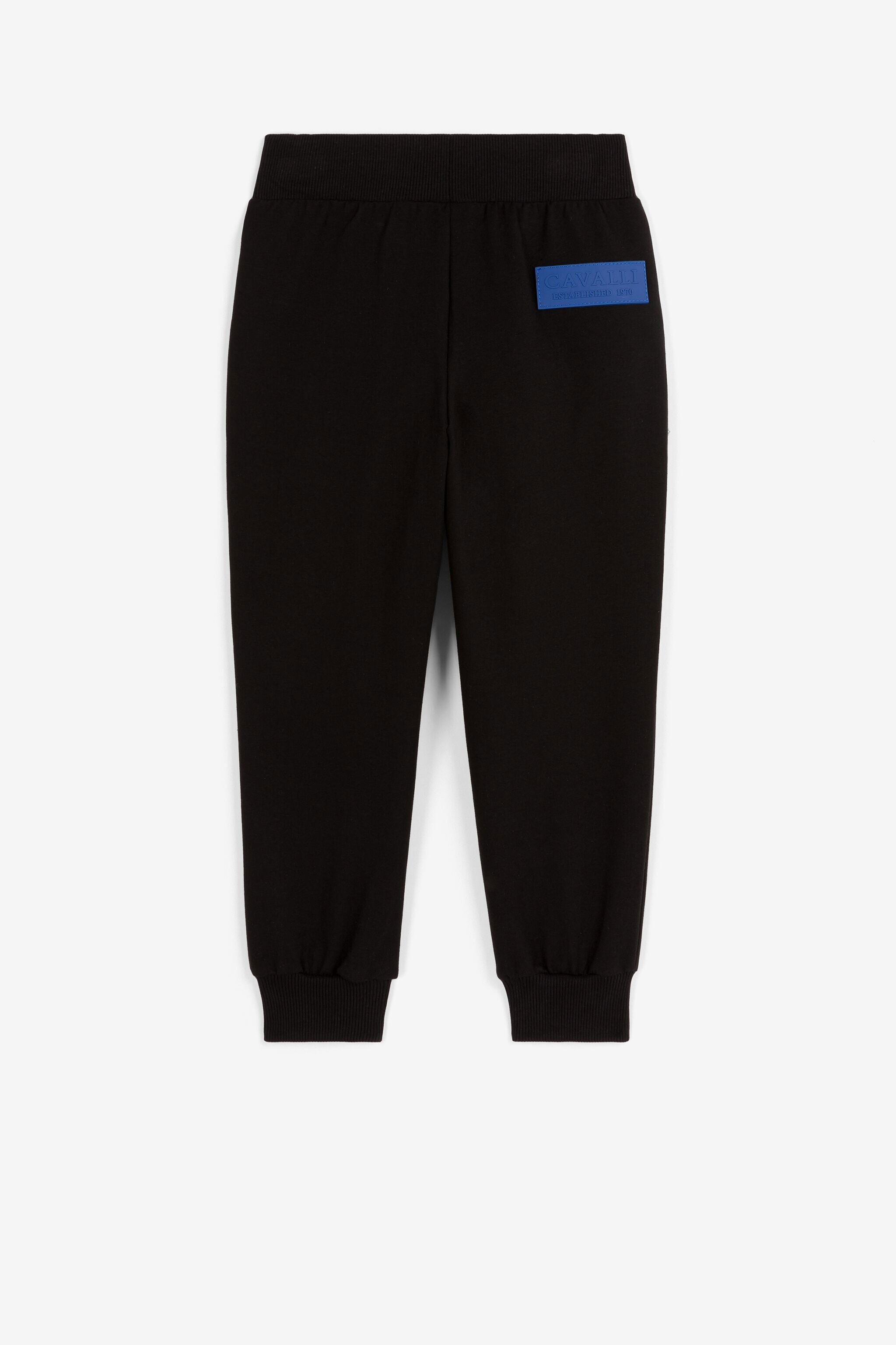JU Logo-Appliqué Sweatpants Black PJT285-CF050
