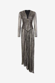${brand} Robe Maxi Corset en Lurex Multicolore ${colorDescription} ${masterID}
