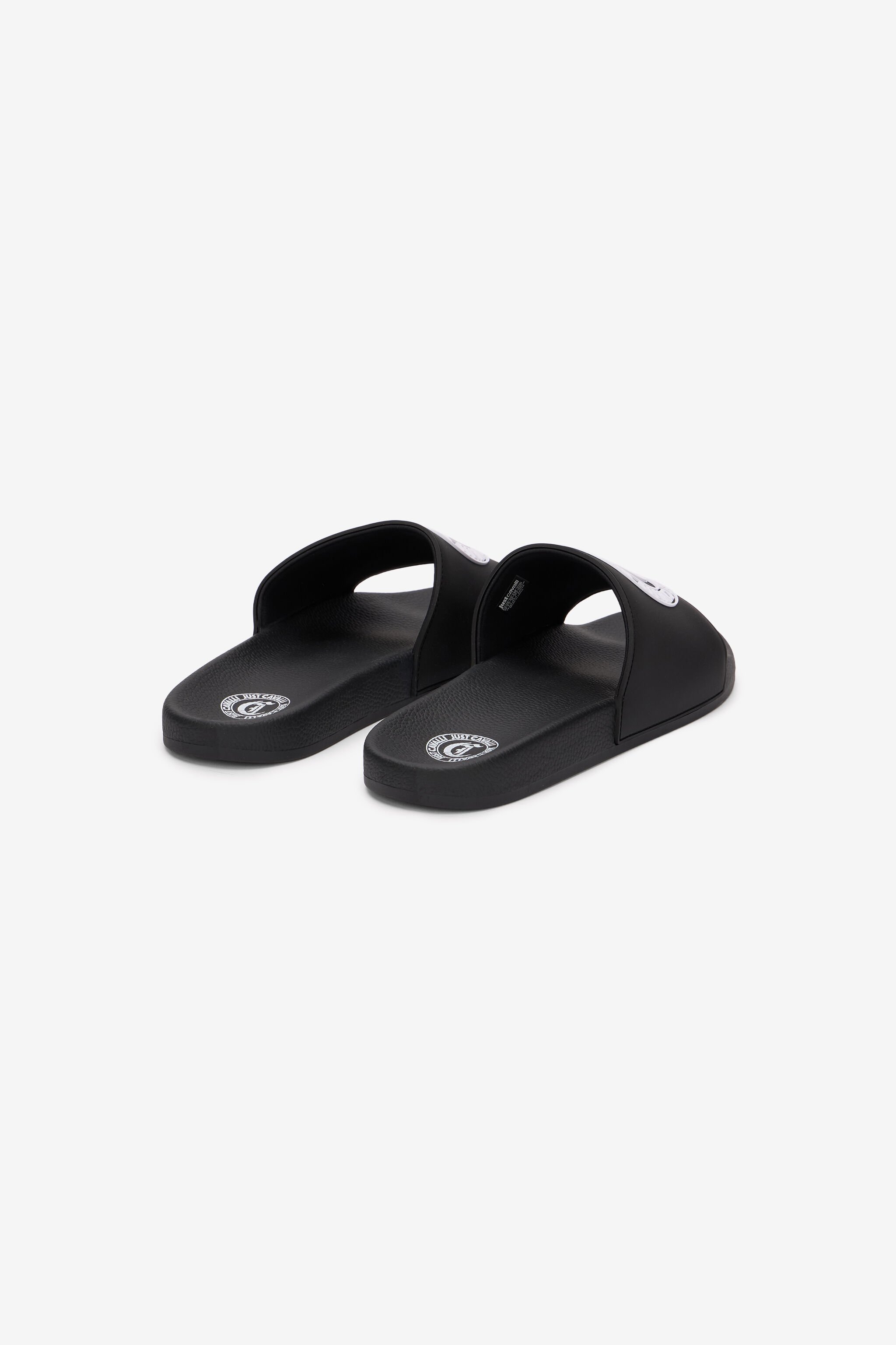JC Black Just Cavalli Slides BLACK/WHITE SFS075-SF326