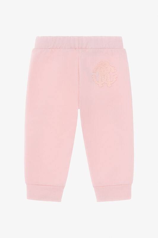 JU Jogger De Algodón Con Flores Rosa TJT203-CF050