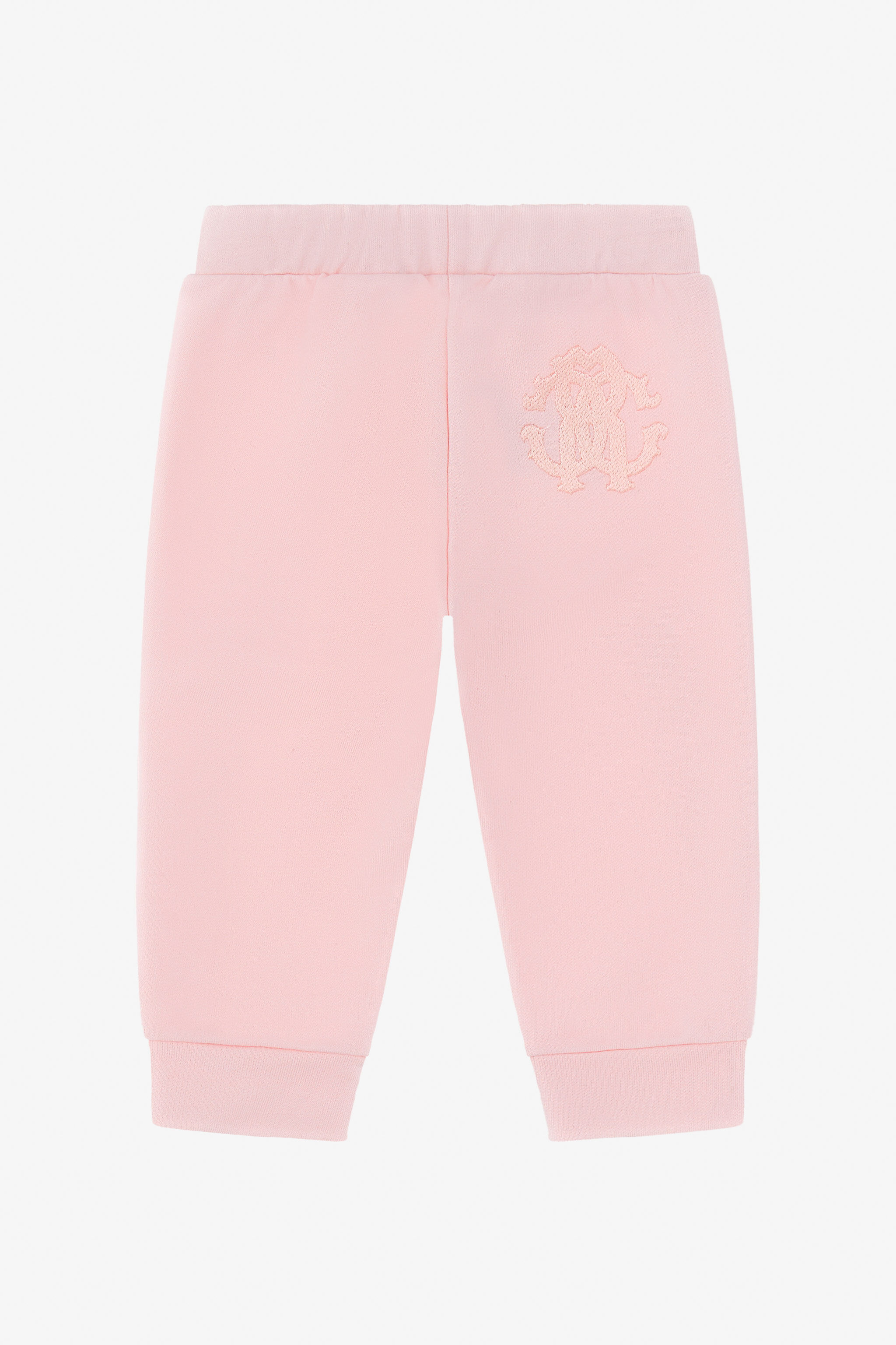 JU Jogger De Algodón Con Flores Rosa TJT203-CF050