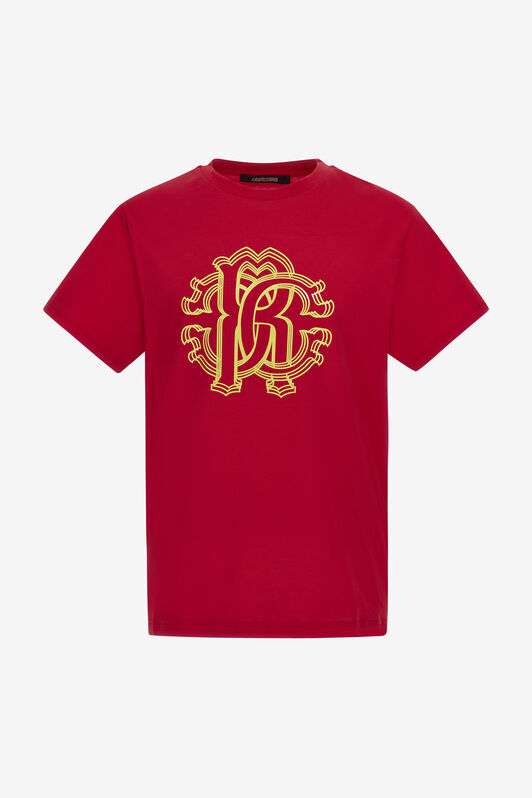 RC T-shirt with Monogram RC RC T-shirt with Monogram RC Red NOT60L-JD060