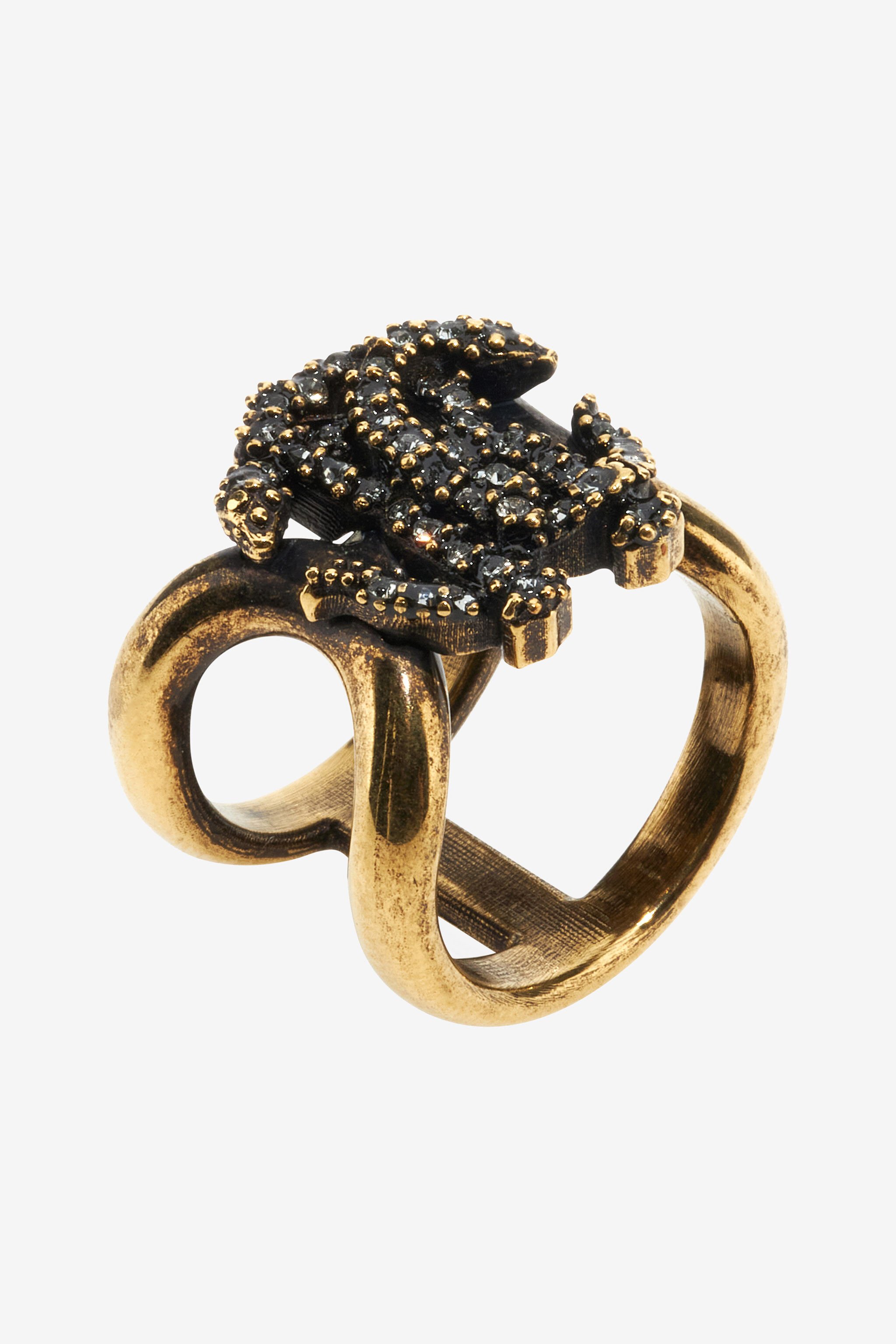 RC Ring with Monogram RC Gold SKG021-AM066
