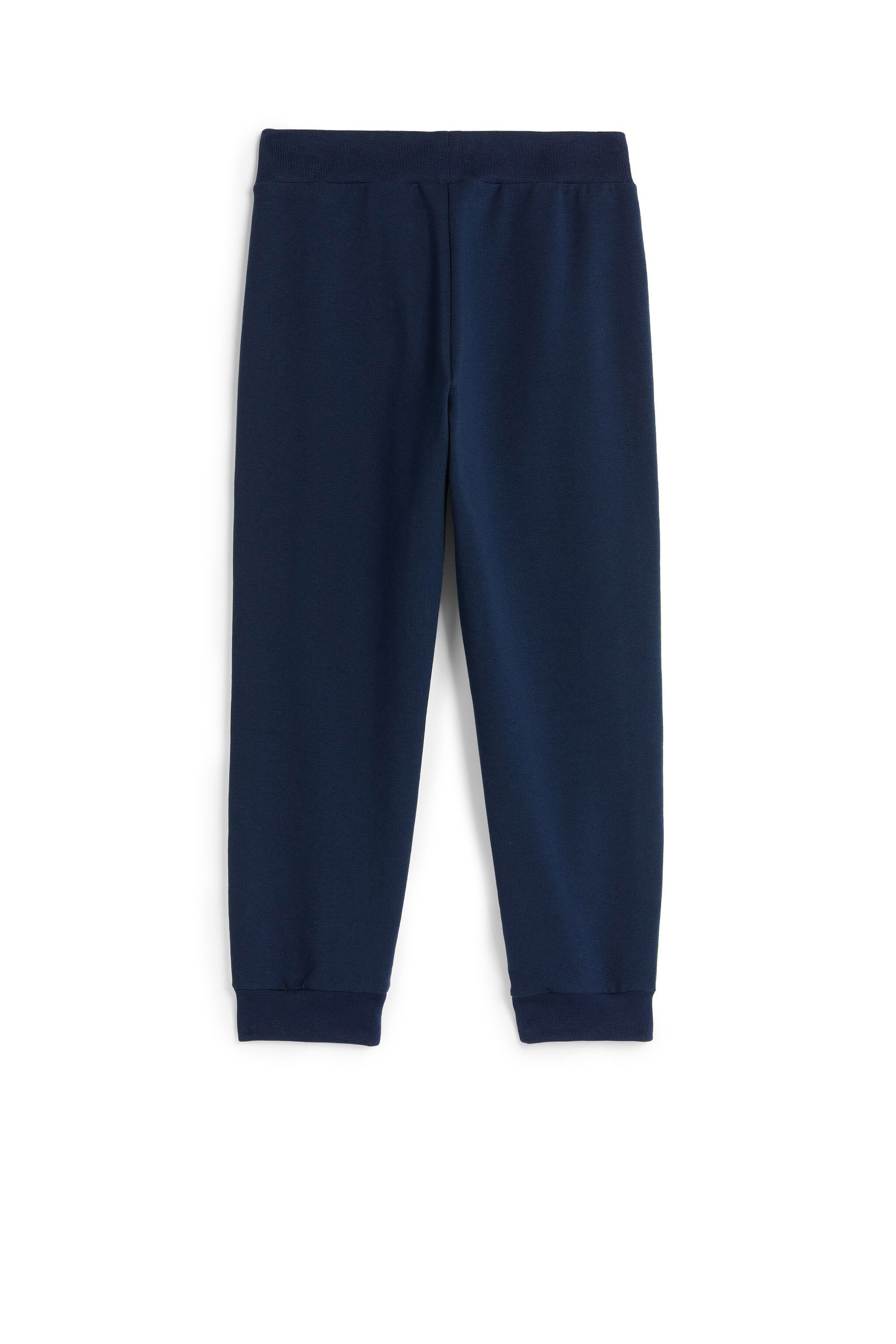 JU Letter-print track pants Light blue MJT254-HUB65