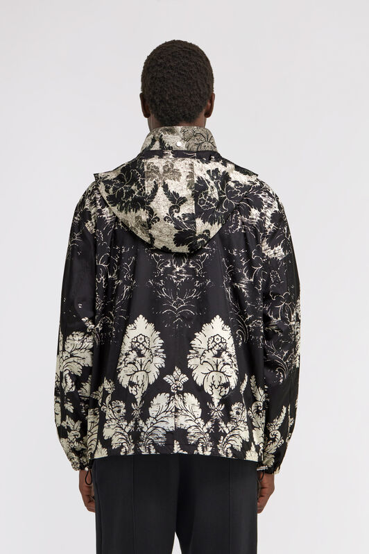 RC Cazadora bomber con estampado Broccato Negro TRT461-5RN14