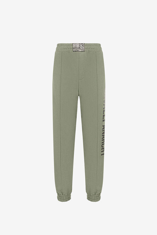 RC Pantaloni sportivi con slogan Verde PRT25D-CF050