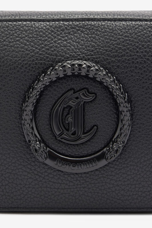 JC Crossbody Bag With JC Monogram Black SFB012-SF343