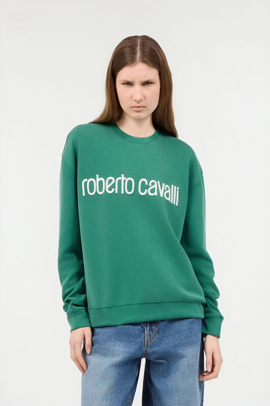 RC Felpa Verde con Logo GREEN POT66B-CF054