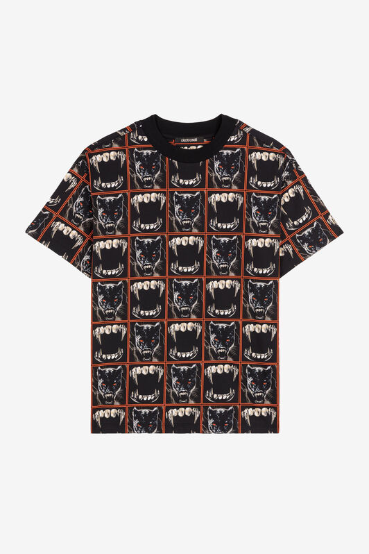 RC Teeth And Panther-Print T-Shirt RC Teeth And Panther-Print T-Shirt MULTICOLOR PNT61M-3PF25