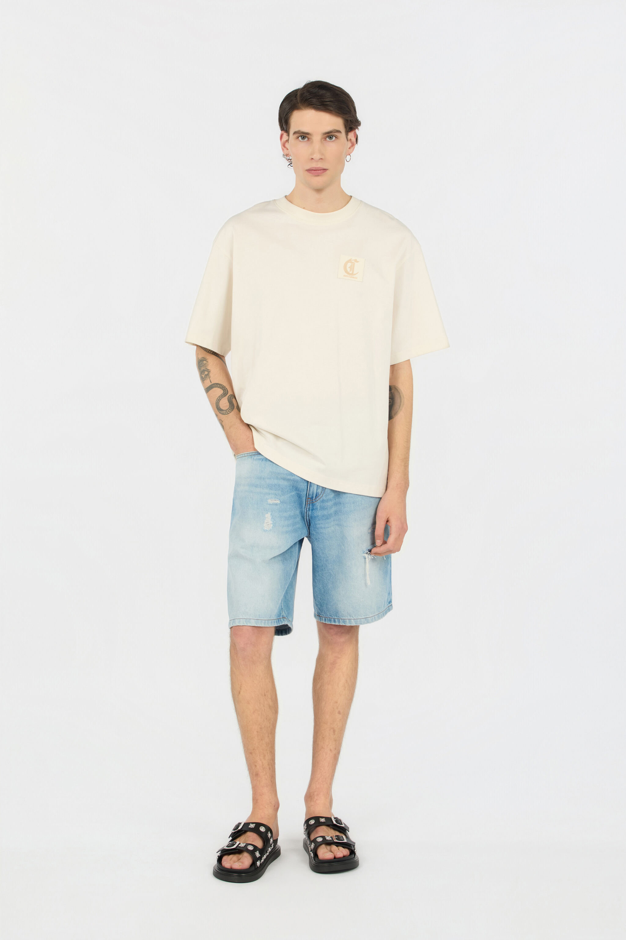 JC T-Shirt Beige Avec Logo OFF WHITE WFT076-WF106