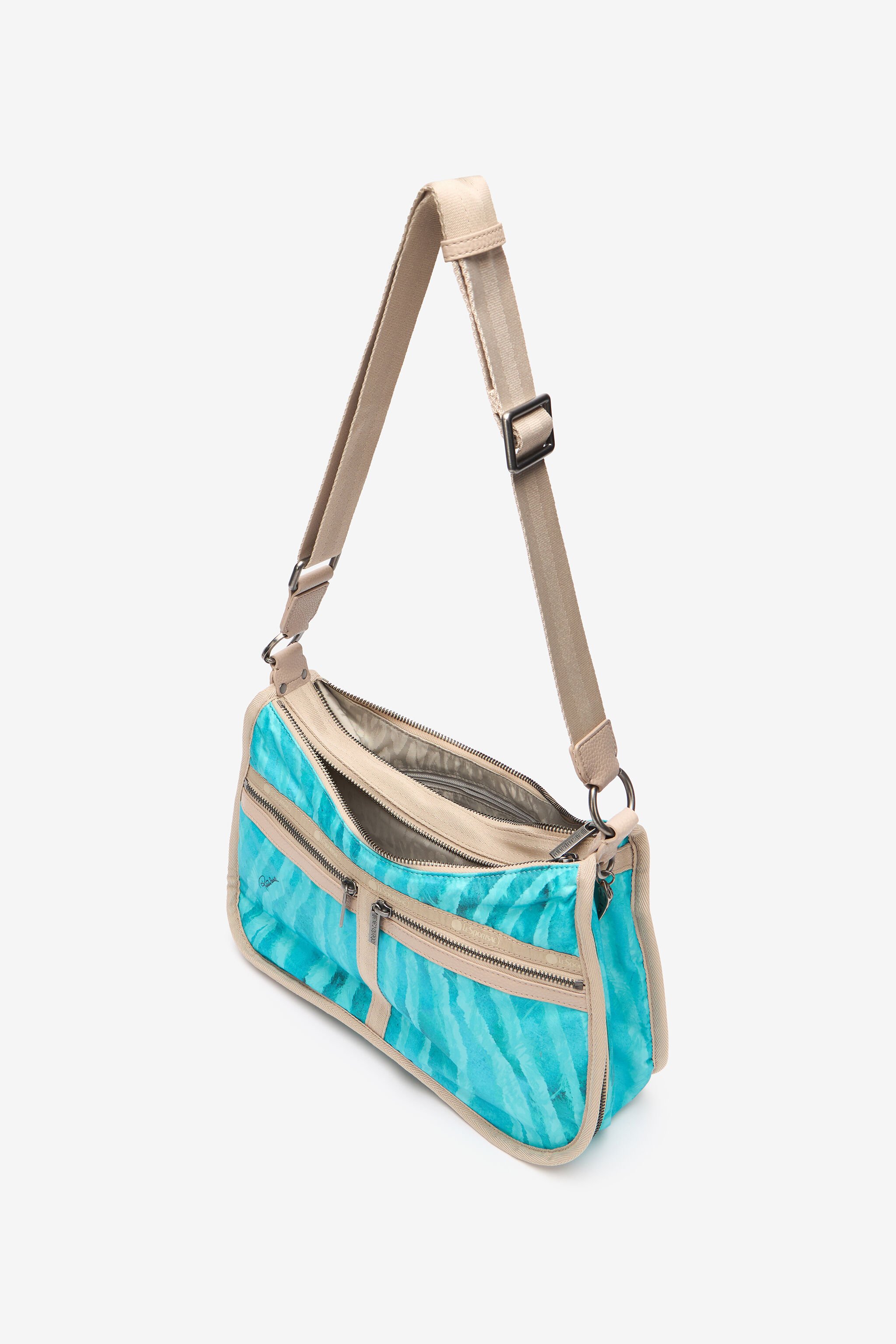 RC Tasche Torino Mit Print Hellblau ULL005-IL017