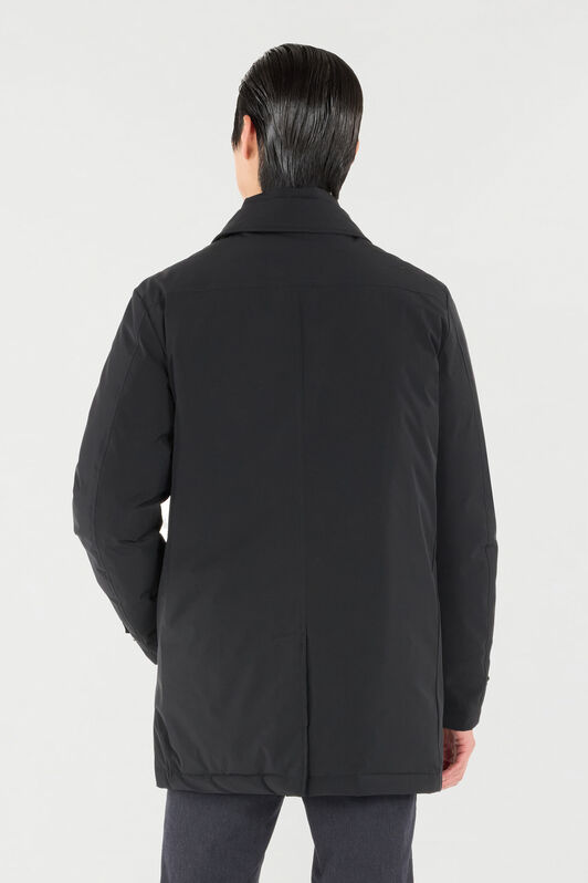 RC Chaqueta Acolchada Con Doble Cuello Negro OOT40D-SBO04